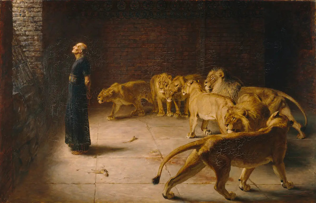 La réponse de Daniel au roi - Briton Rivière - Alpha Reproduction