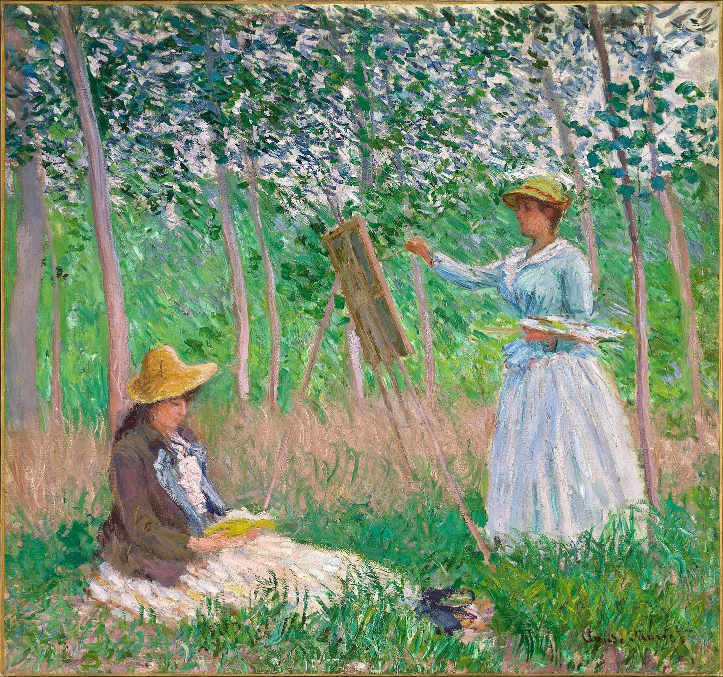 🌿 Nei boschi di Giverny – Claude Monet (1887)