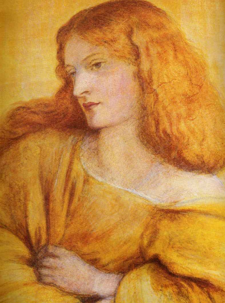 Donna in giallo - Dante Gabriel Rossetti
