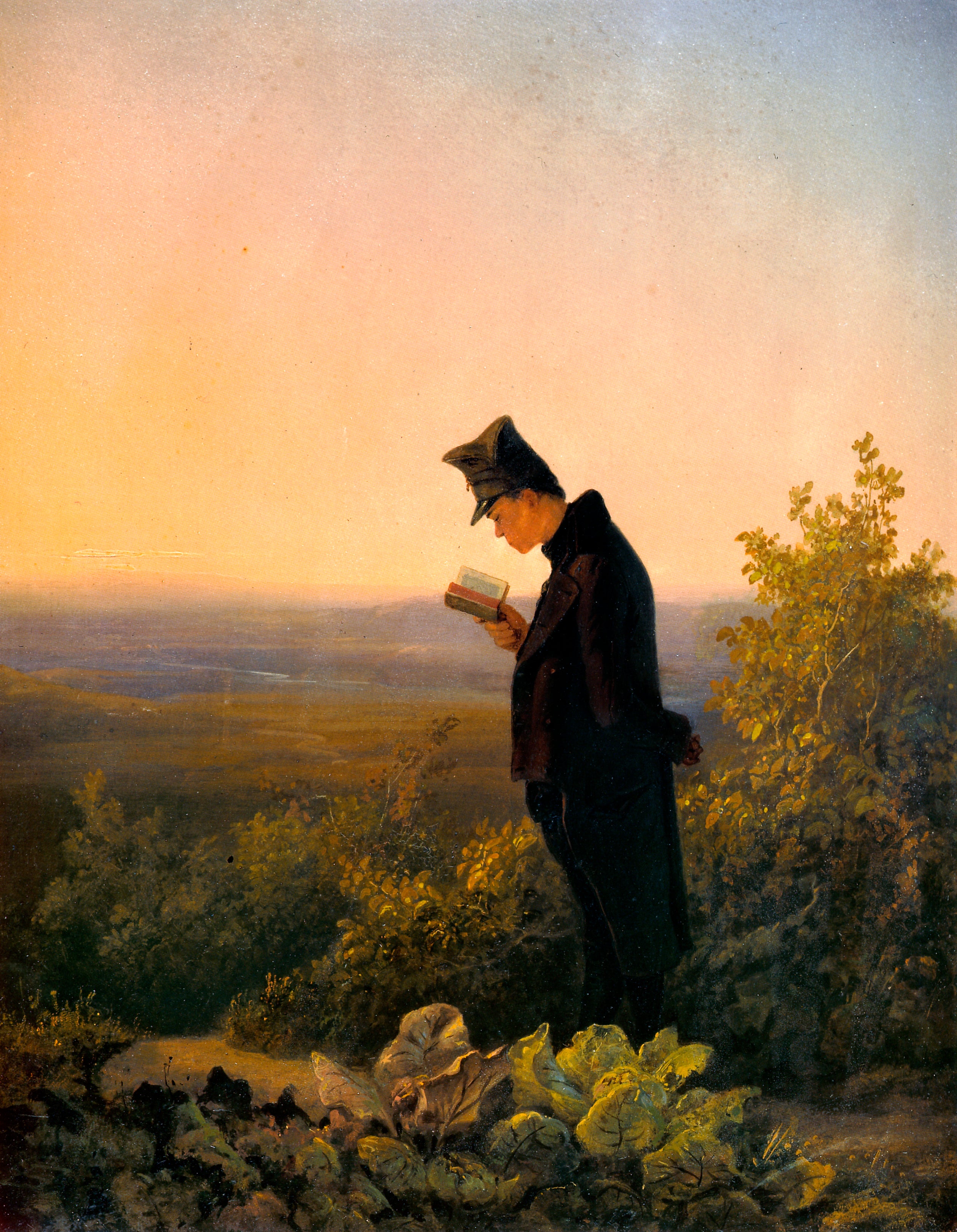 La Lettura del breviario, di sera - Carl Spitzweg