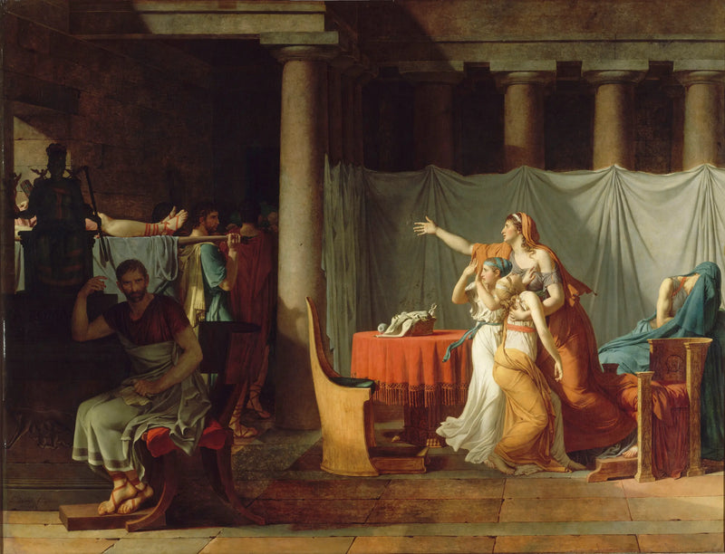 I lictor che riportano a Bruto i corpi dei suoi figli - Jacques-Louis David
