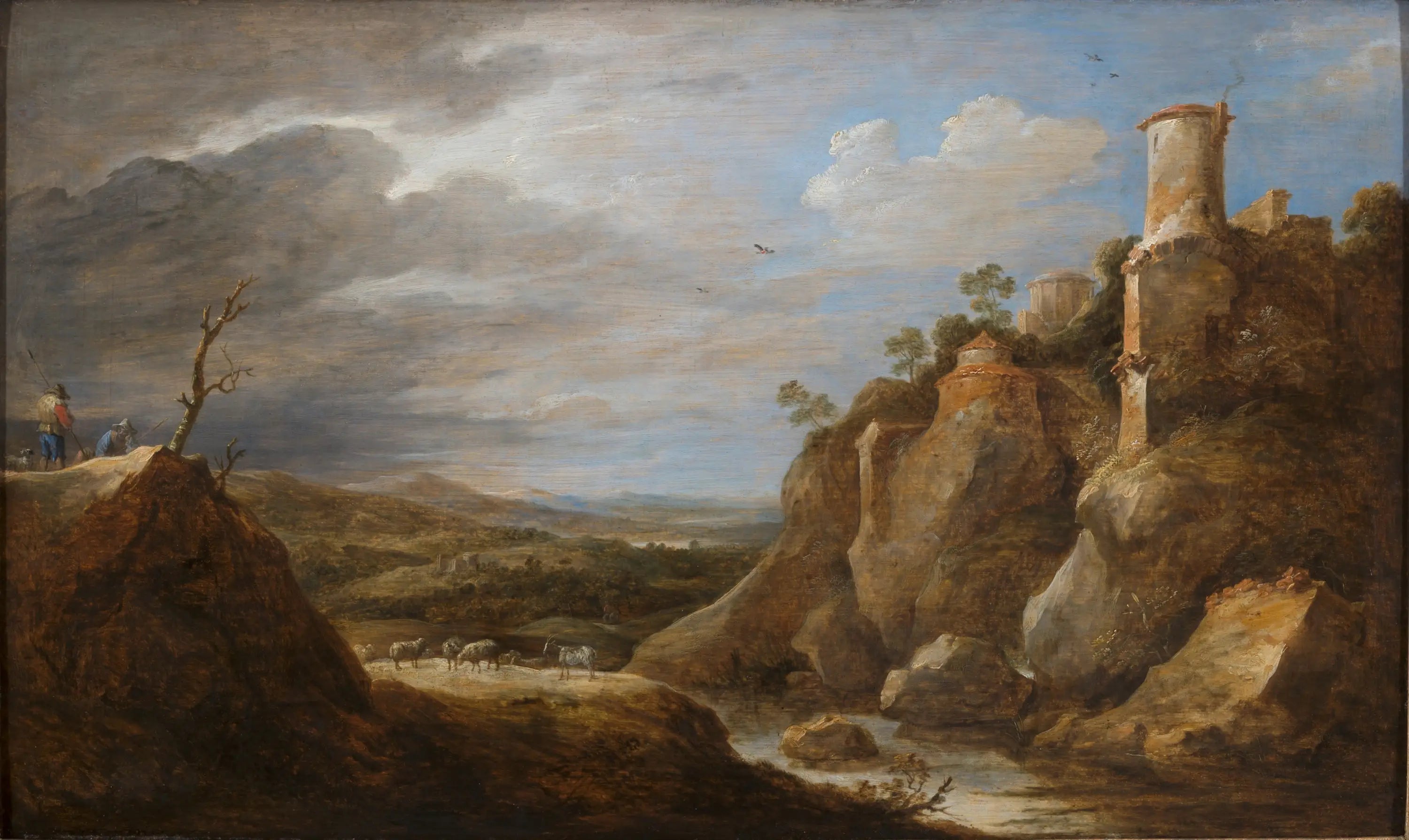 paysage de montagne - David Teniers le Jeune - Alpha Reproduction