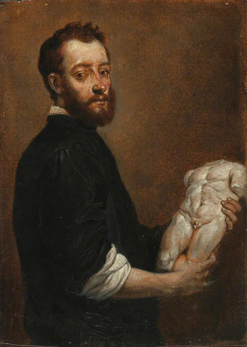 Portrait d’un sculpteur (Allesandro Vittoria) (d’après Giovanni Battista Moroni) - David Teniers le Jeune - Alpha