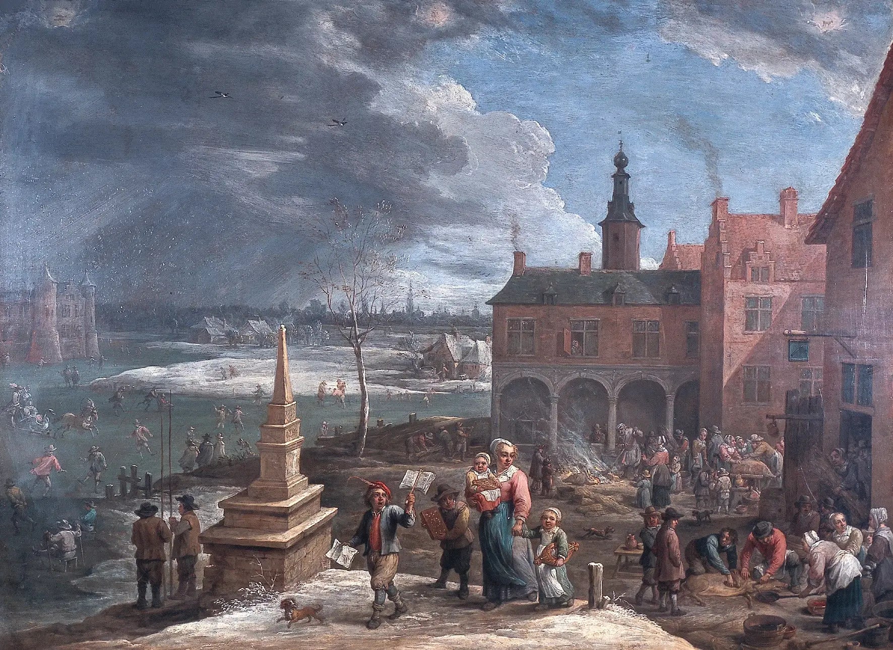 L’hiver - David Teniers le Jeune - Alpha Reproduction