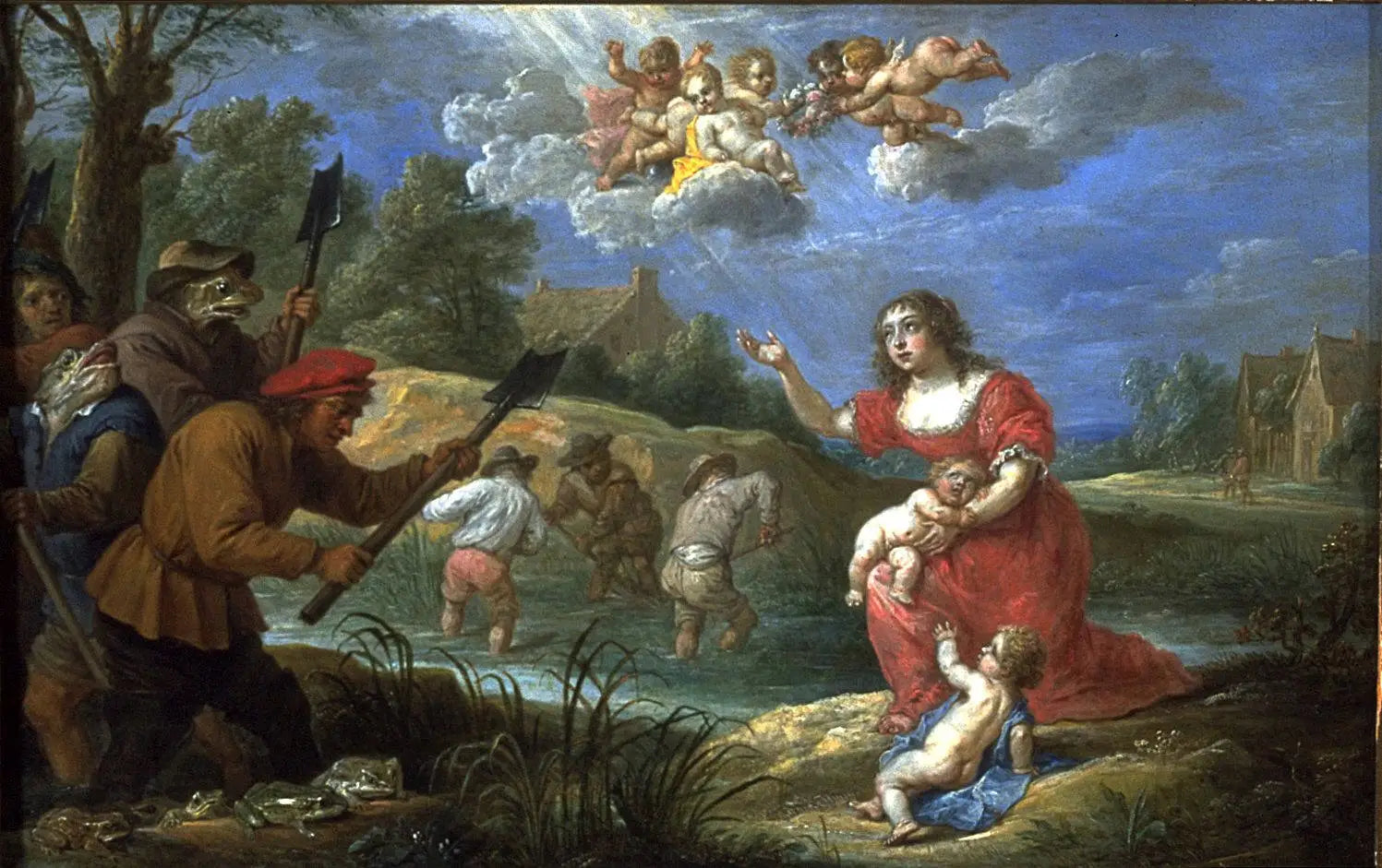 Latone et les grenouilles - David Teniers le Jeune - Alpha Reproduction