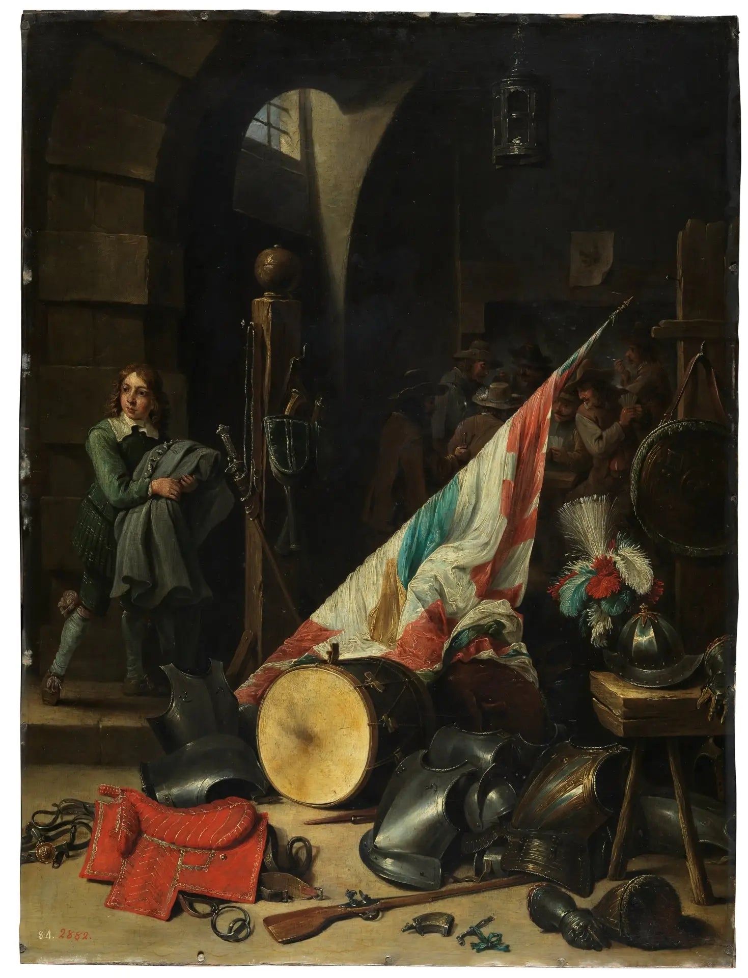 La salle des gardes - David Teniers le Jeune - Alpha Reproduction