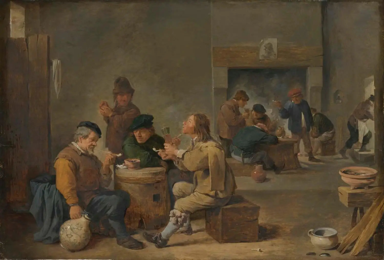 Intérieur de la taverne - David Teniers le Jeune - Alpha Reproduction