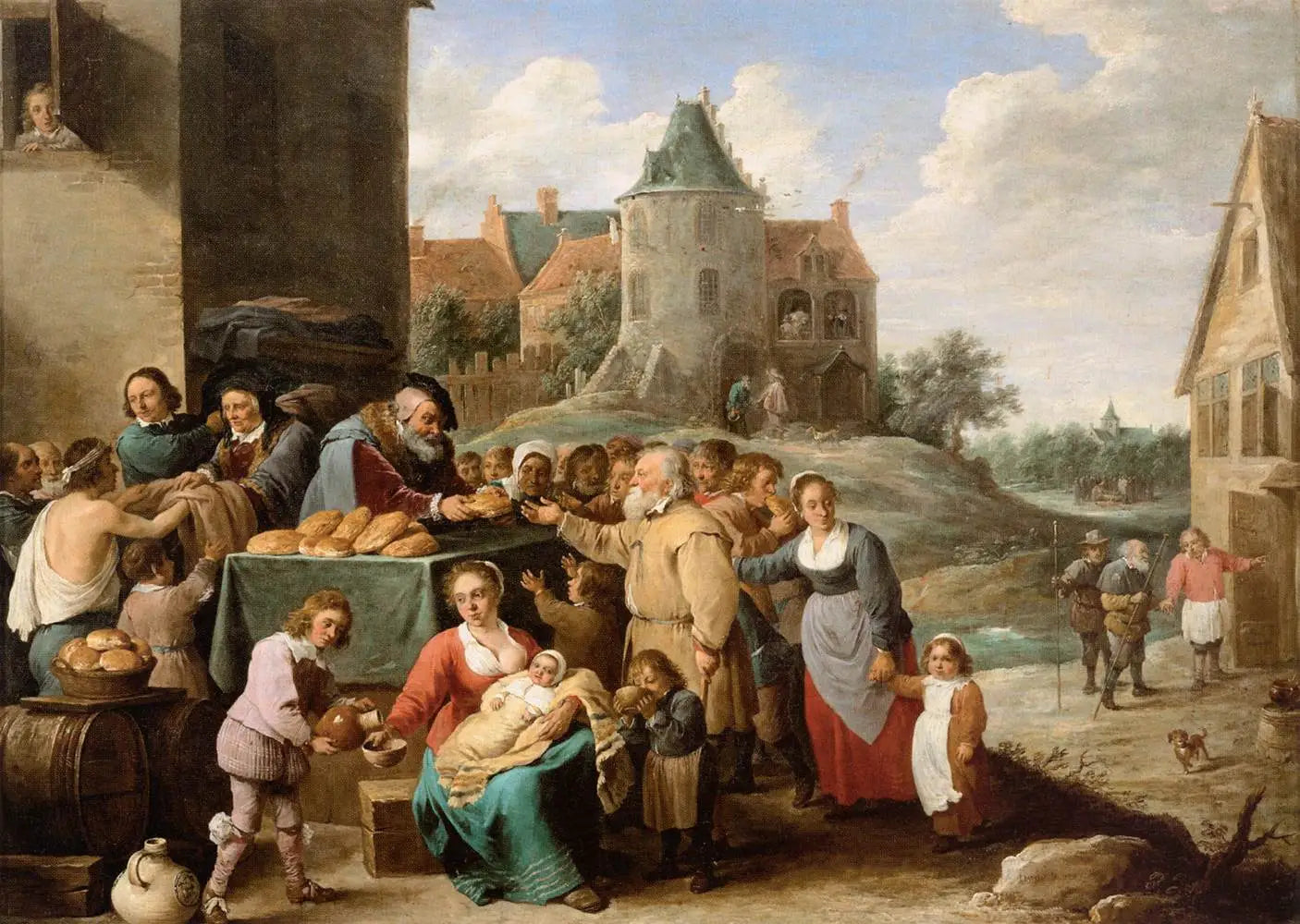 Les Sept Œuvres de miséricorde - David Teniers le Jeune - Alpha Reproduction