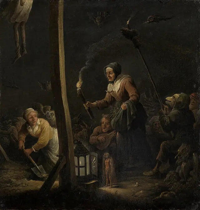 Scène de sorcière - David Teniers le Jeune - Alpha Reproduction