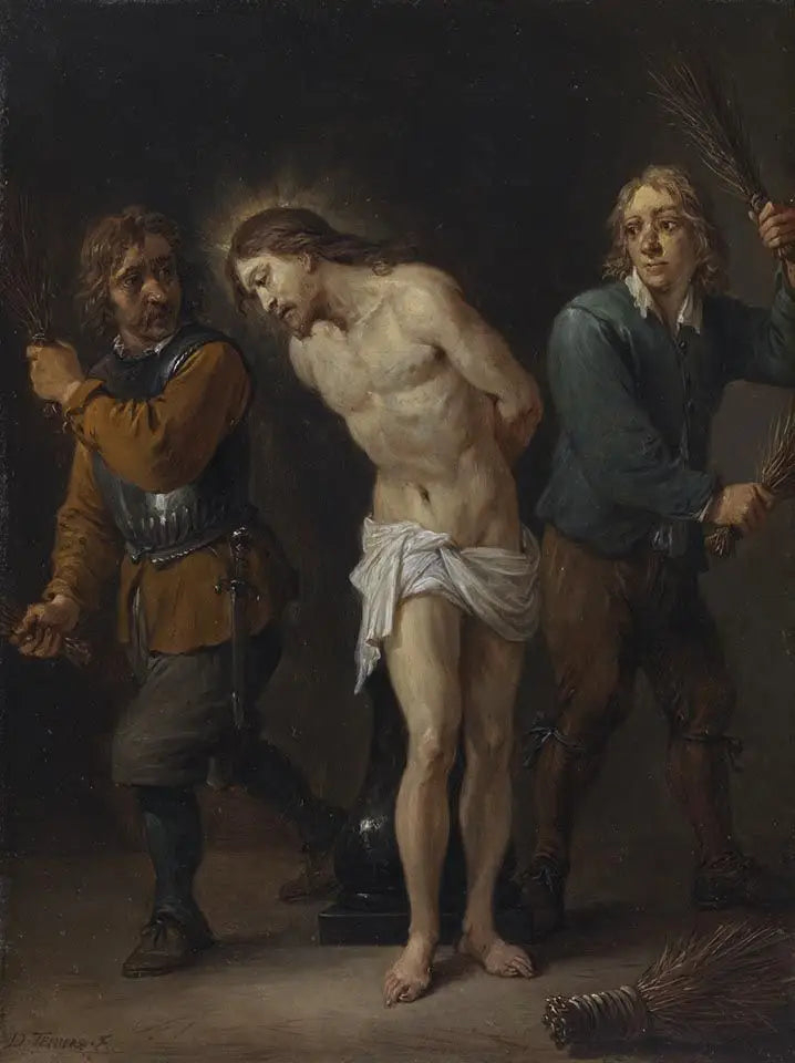 Les quinze secrets du rosaire: la flagellation du Christ - David Teniers le Jeune - Alpha Reproduction