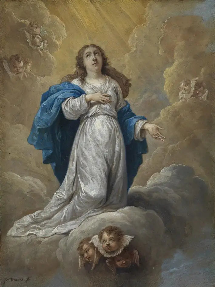 Les quinze secrets du rosaire: l’Assomption de la Vierge Marie - David Teniers le Jeune - Alpha Reproduction