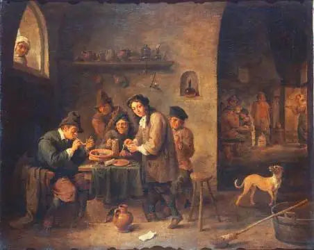 Scuola dei fumatori - David Teniers il Giovane