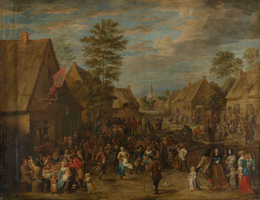 Una Fiera il giorno di San Giorgio - David Teniers il Giovane