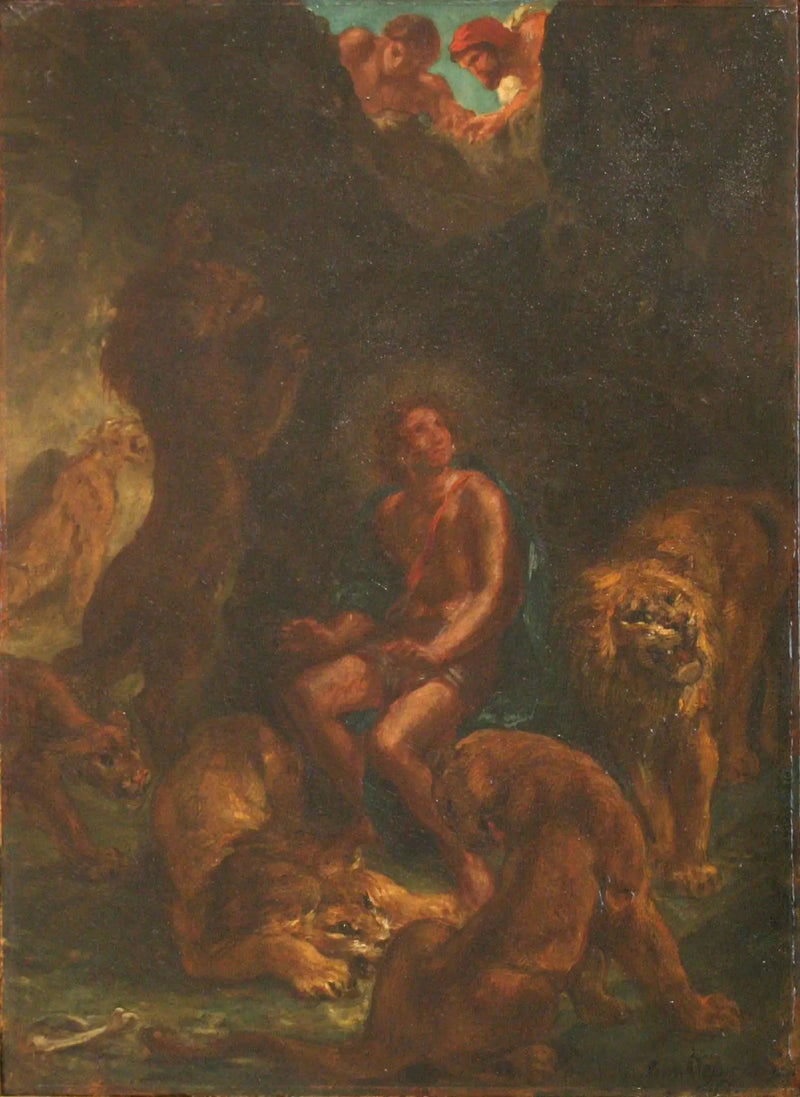 Daniele nella fossa dei leoni - Eugène Delacroix