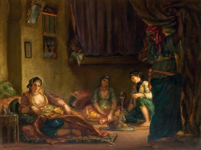 Donne di Algeri nel loro interno - Eugène Delacroix