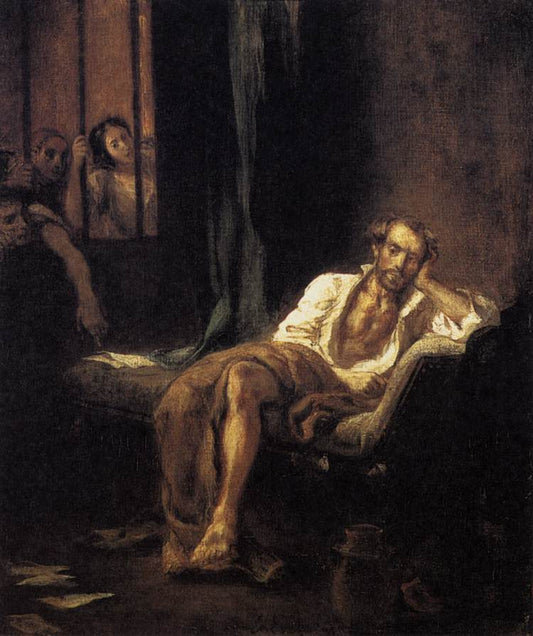 Tasse à l'hôpital de St Anne Ferrara - Eugène Delacroix