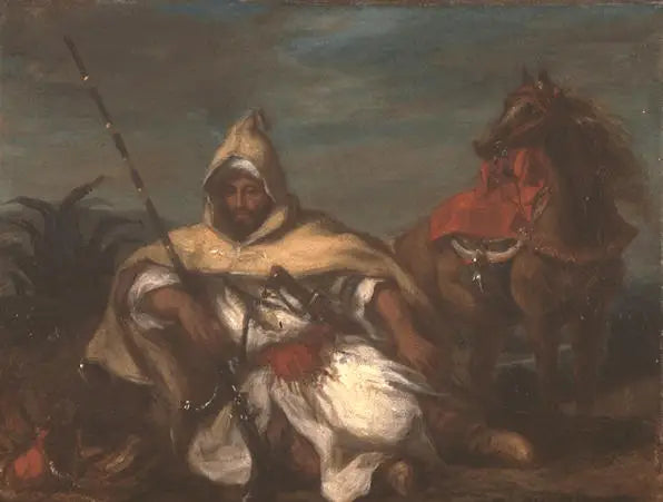 Cavaliere della guardia del sultano del Marocco - Eugène Delacroix