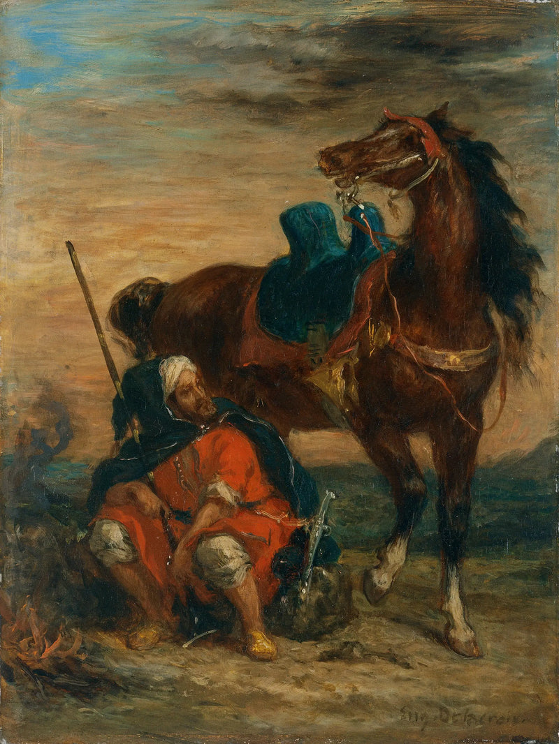 Cavaliere arabo - Eugène Delacroix