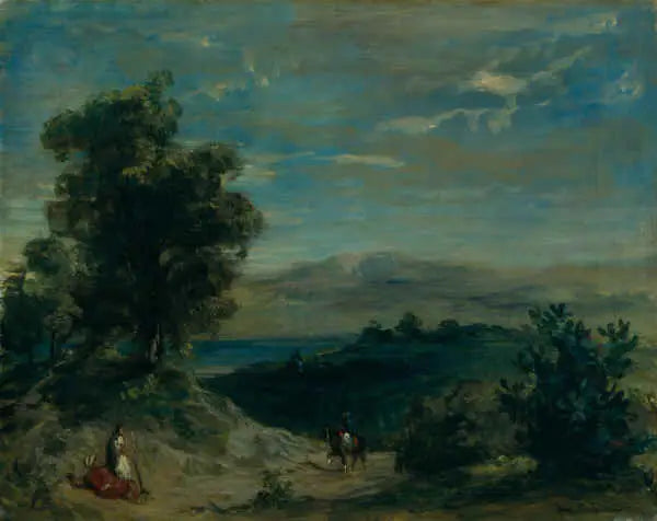 Paesaggio del Marocco - Eugène Delacroix