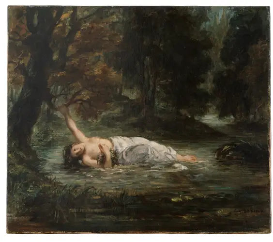 La Morte di Ofelia - Eugène Delacroix