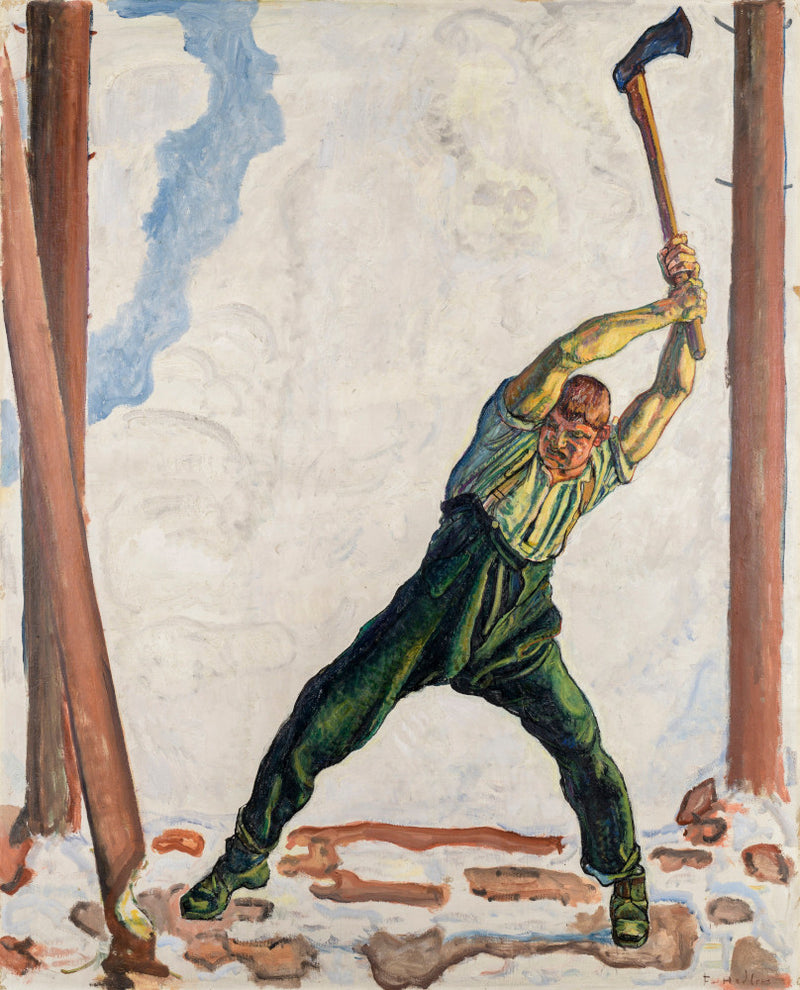 Il boscaiolo - Ferdinand Hodler