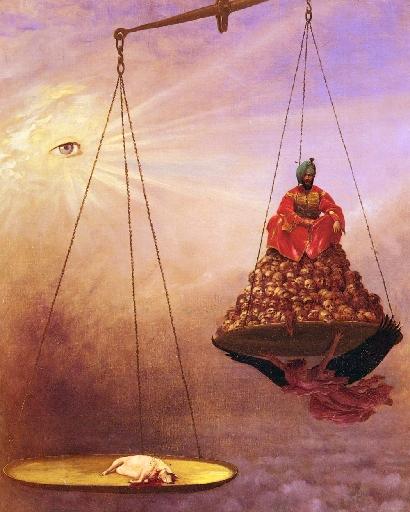 Reproduction du tableau « Le Jour du jugement dernier - Jean-Léon Gérôme » par Alpha Reproduction en peinture à l’huile