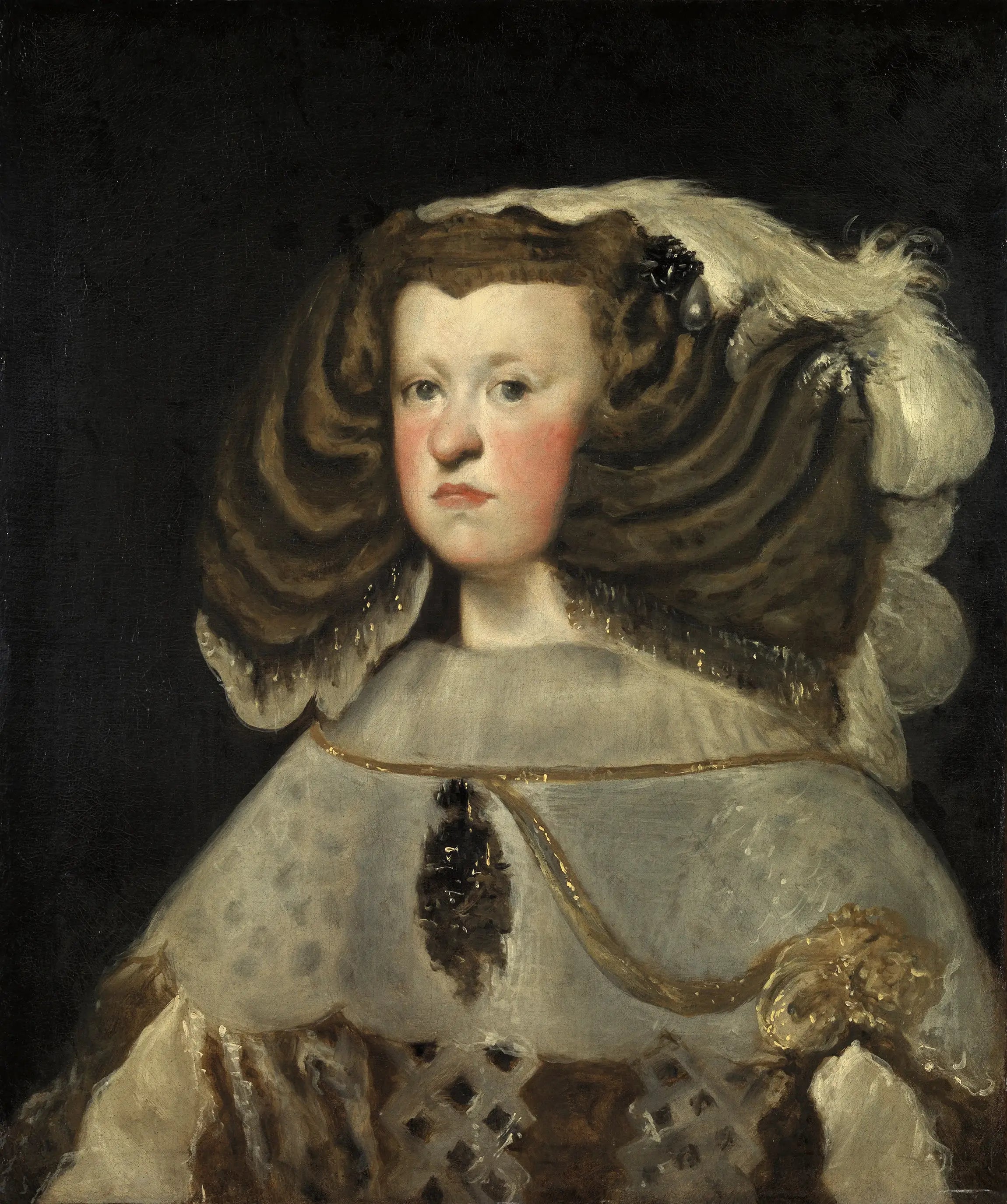 Portrait de Marianne d’Autriche reine d’Espagne - Diego Velázquez - Alpha Reproduction