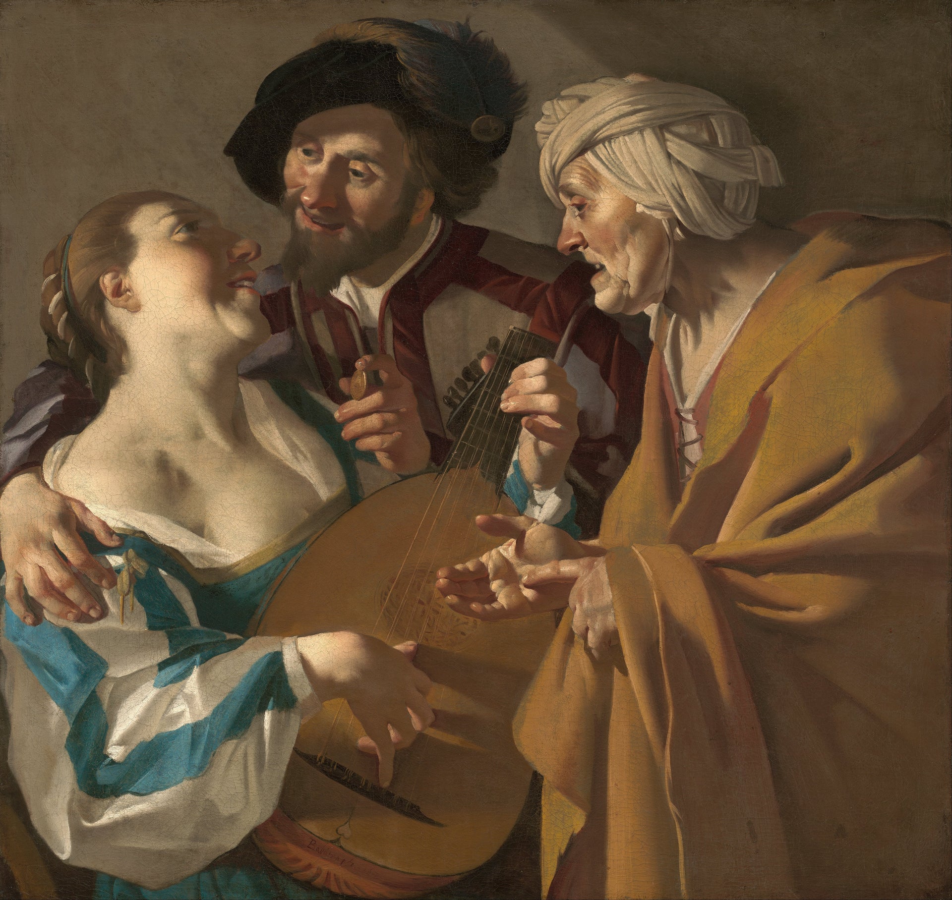 La Procure - Dirck van Baburen image 1 reproduction de peinture à l’huile