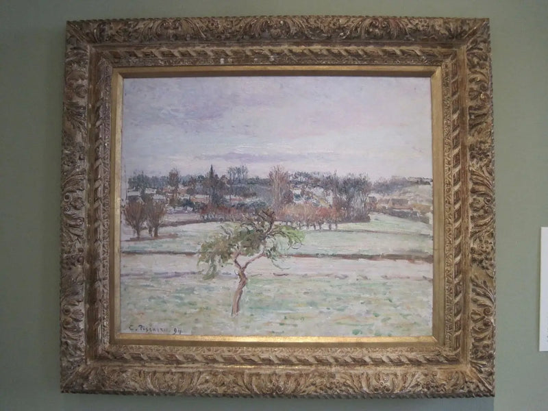 Il Mela, effetto neve a Éragny - Camille Pissarro