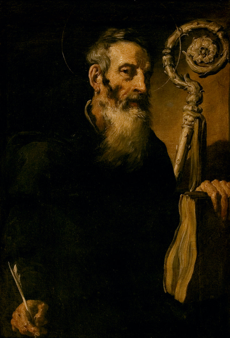 Saint Abbé inconnu (Saint Benoît ?) - Domenico Fetti