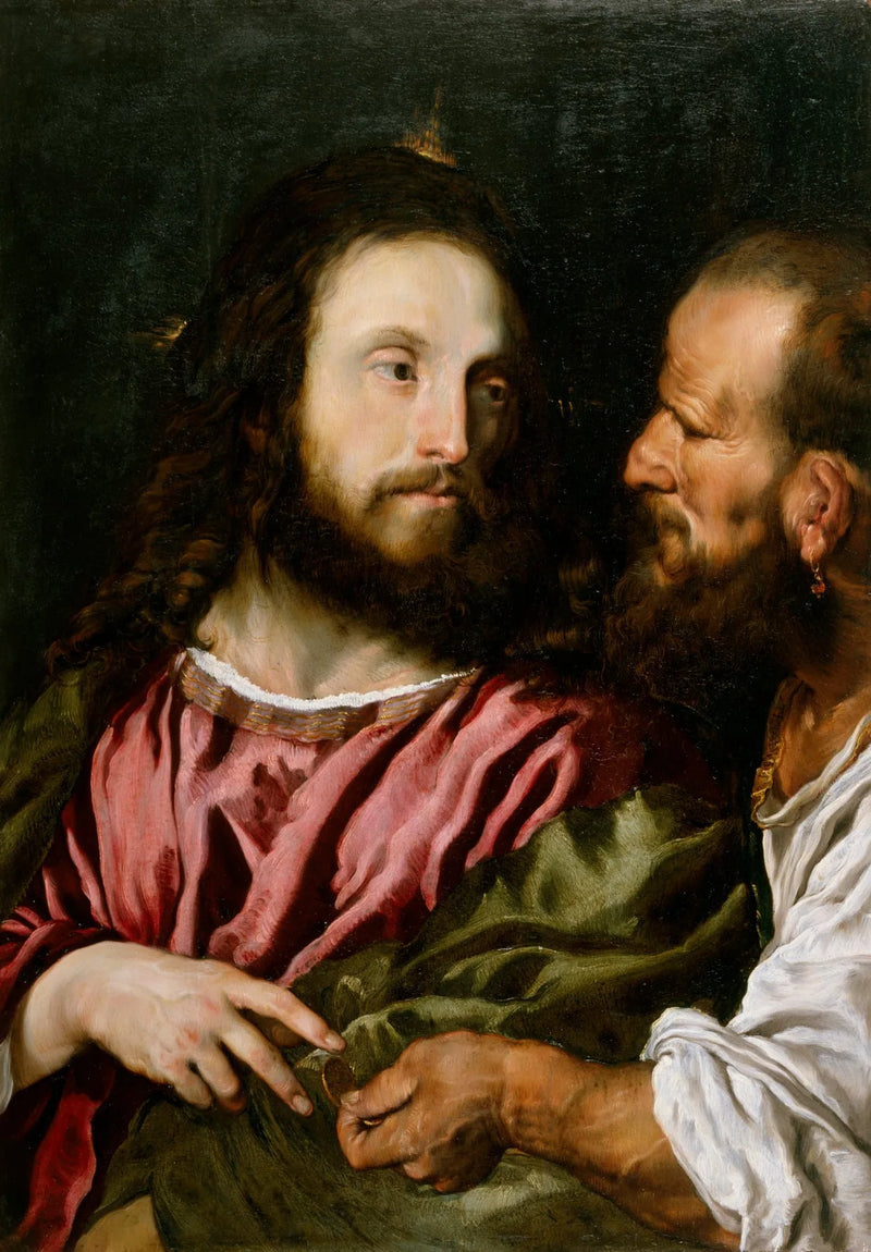 Le Christ et l'argent du tribut - Domenico Fetti