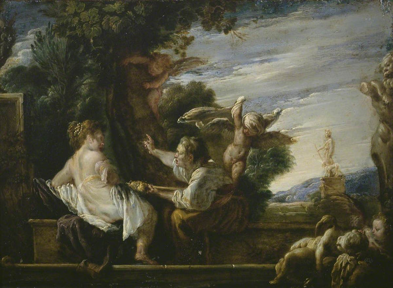 Vertumne et Pomone - Domenico Fetti