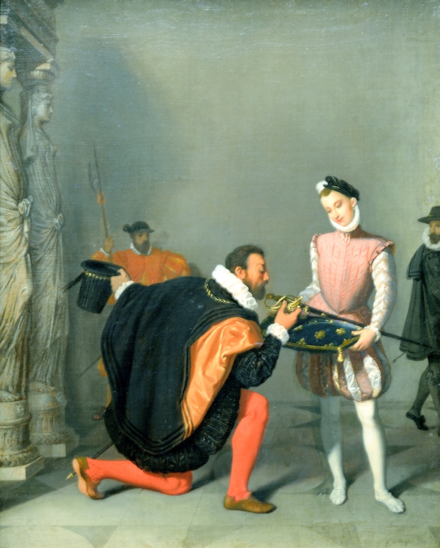 Don Pedro de Toledo baciando la spada di Enrico IV - Jean-Auguste-Dominique Ingres