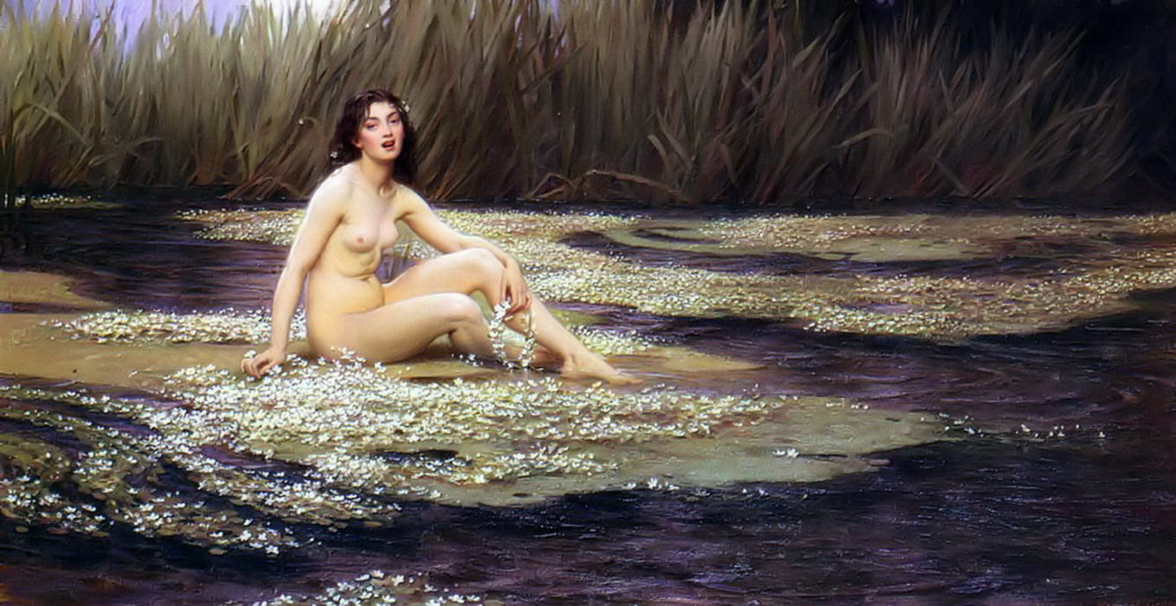La Nymphe des eaux - Herbert Draper