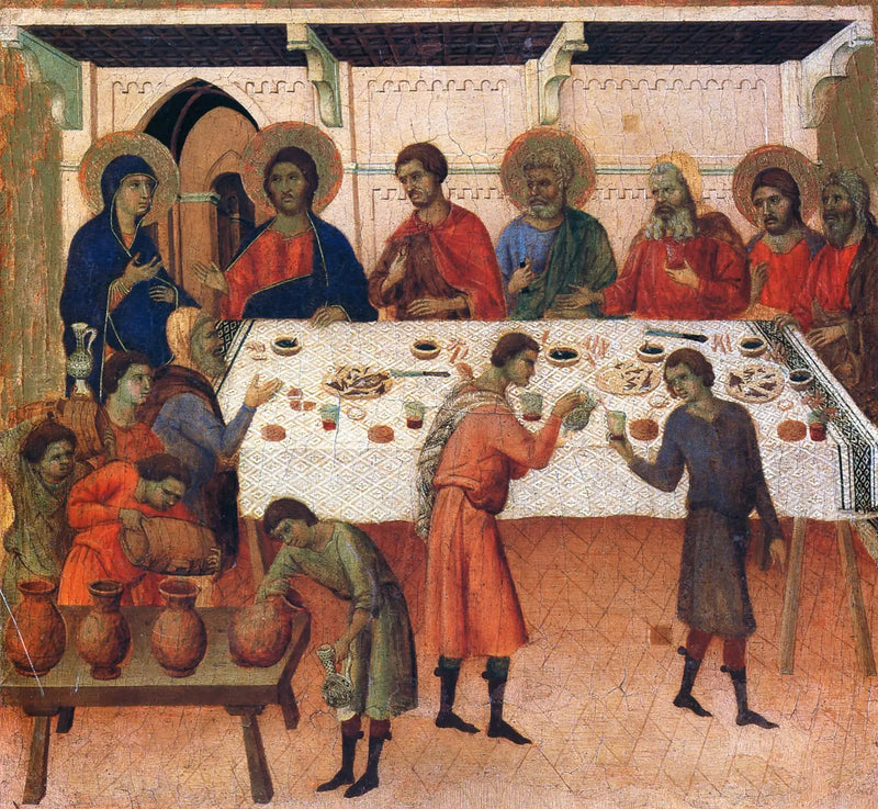 Le Nozze di Cana - Duccio di Buoninsegna