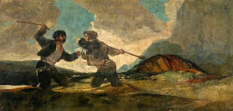 Duello con il bastone - Francisco de Goya
