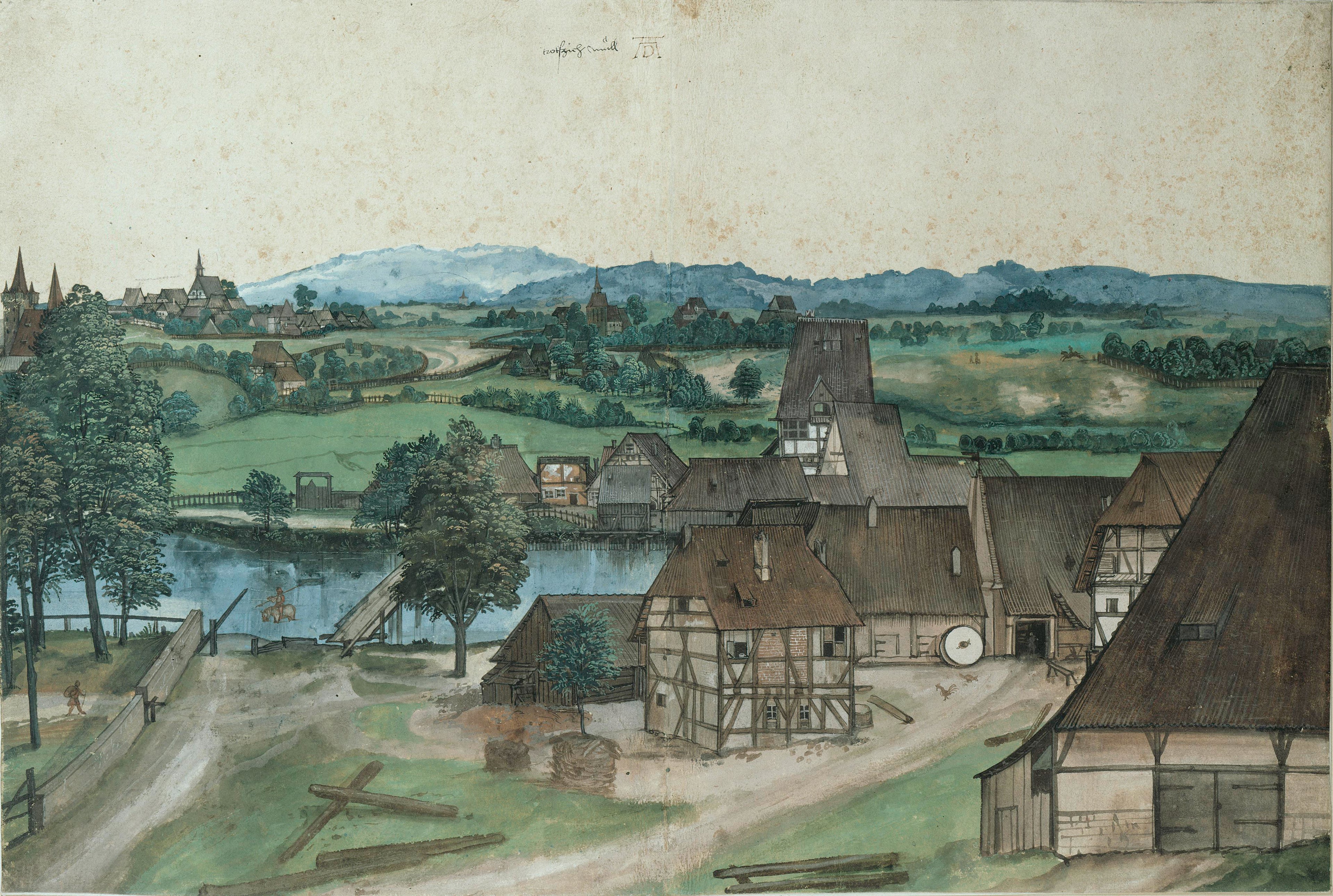 La Tréfilerie sulla Pegnitz, vicino a Norimberga - Albrecht Dürer
