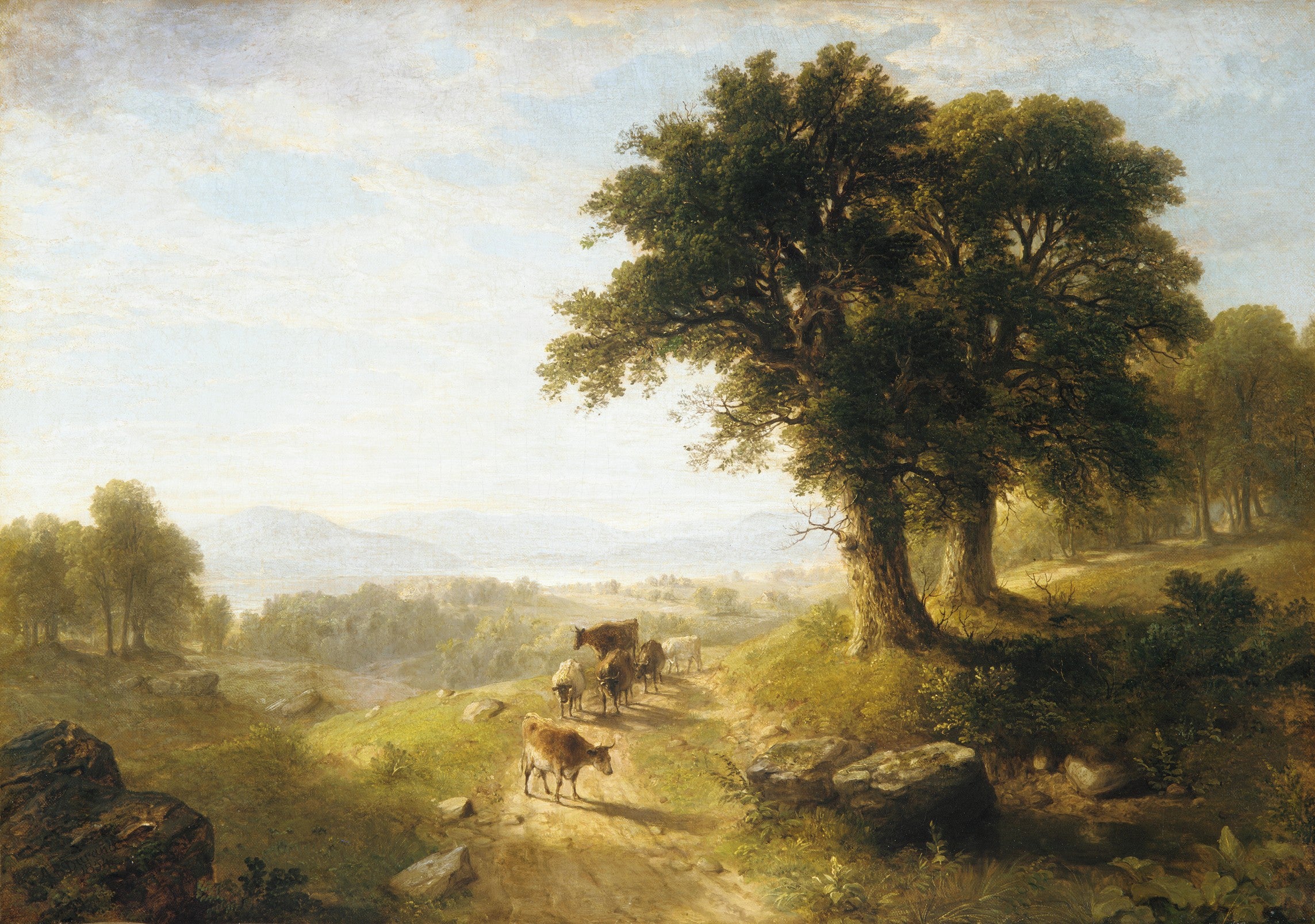 Scène de rivière - Asher Brown Durand - Alpha Reproduction
