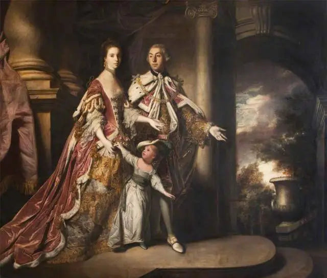 Le comte et la comtesse de Mexborough avec leur fils Lord Pollington (1719–1778) - Joshua Reynolds - Alpha Reproduction