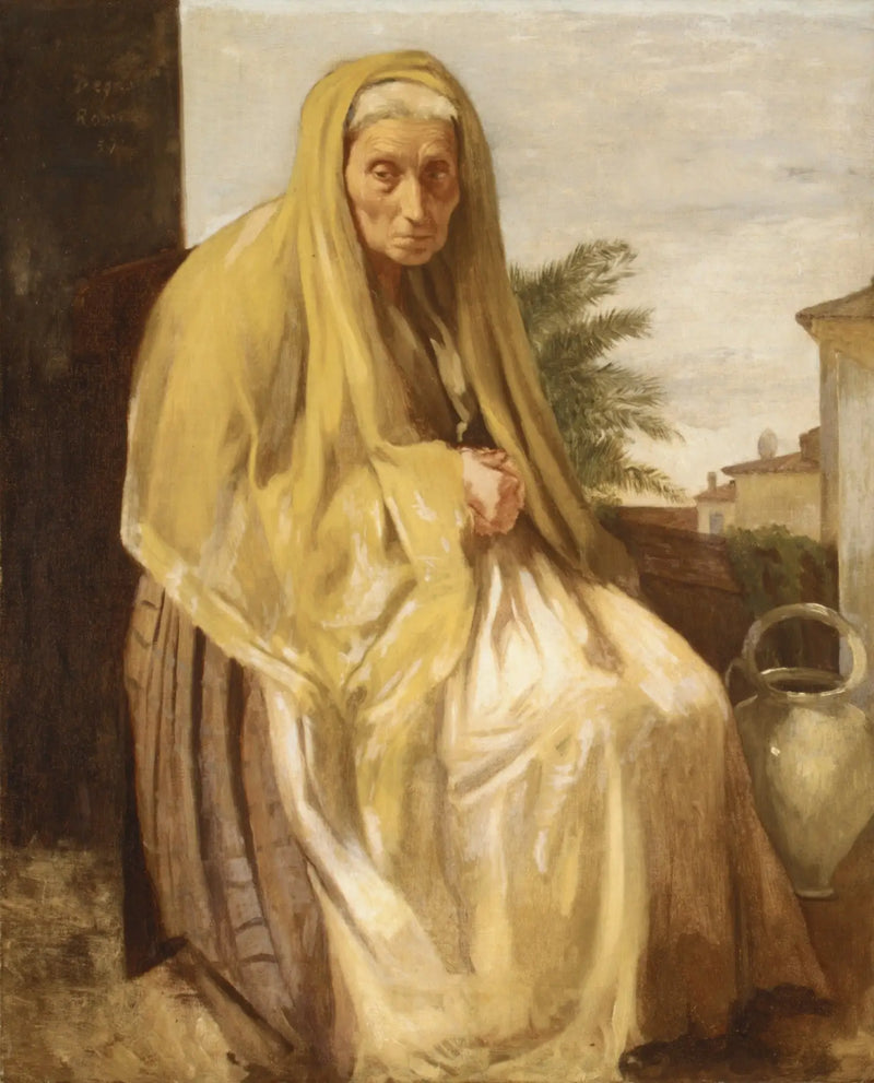 La vecchia donna italiana - Edgar Degas
