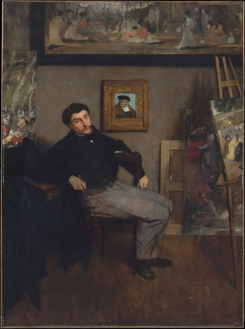 Ritratto di James Tissot - Edgar Degas