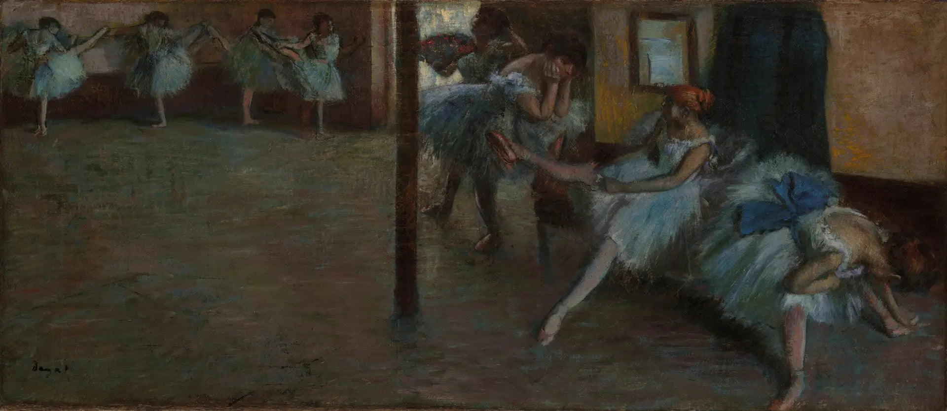 Reproduction du tableau « La répétition du ballet - Edgar Degas » par Alpha Reproduction en peinture à l’huile