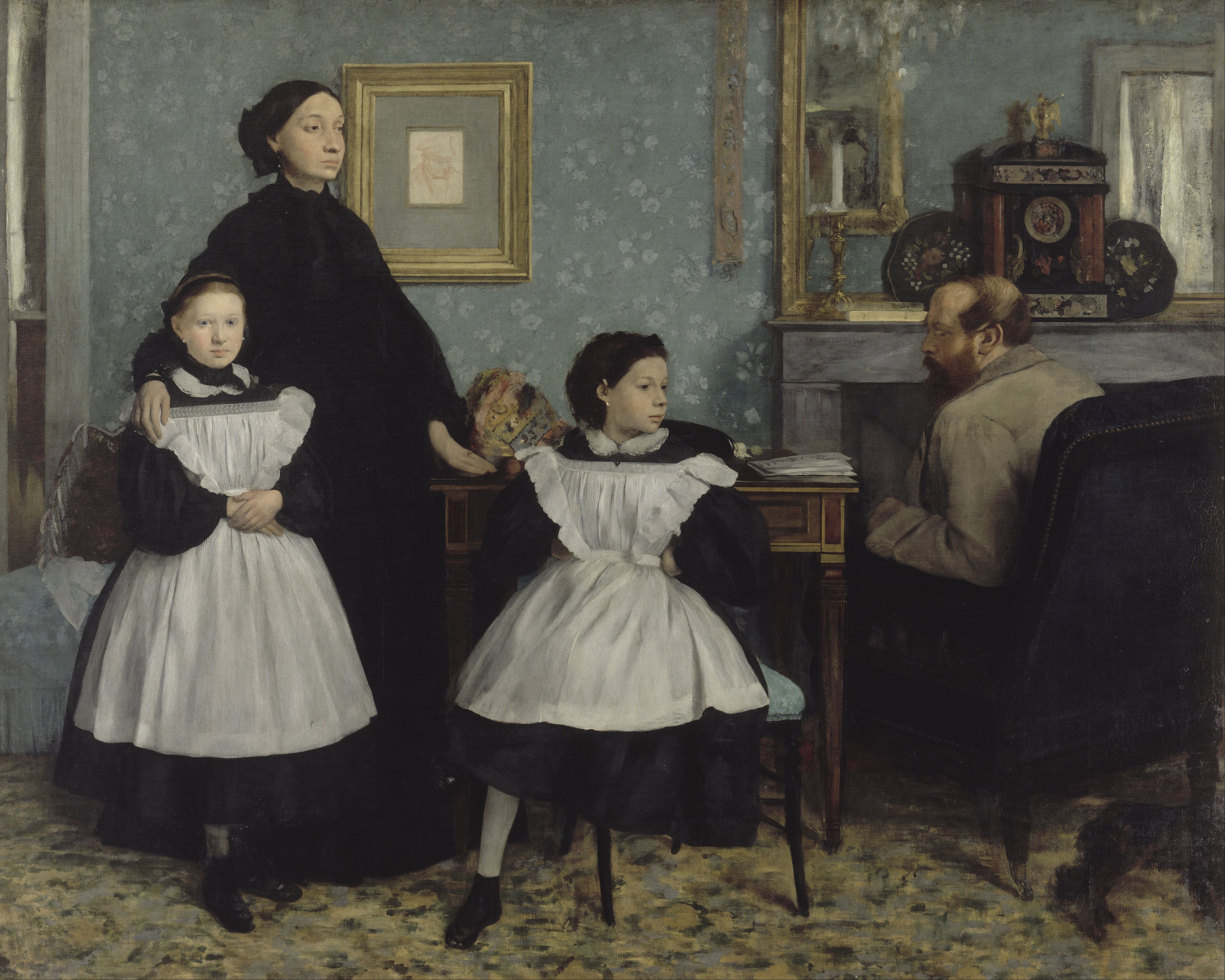 Reproduction du tableau « La Famille Bellelli - Edgar Degas » par Alpha Reproduction en peinture à l’huile