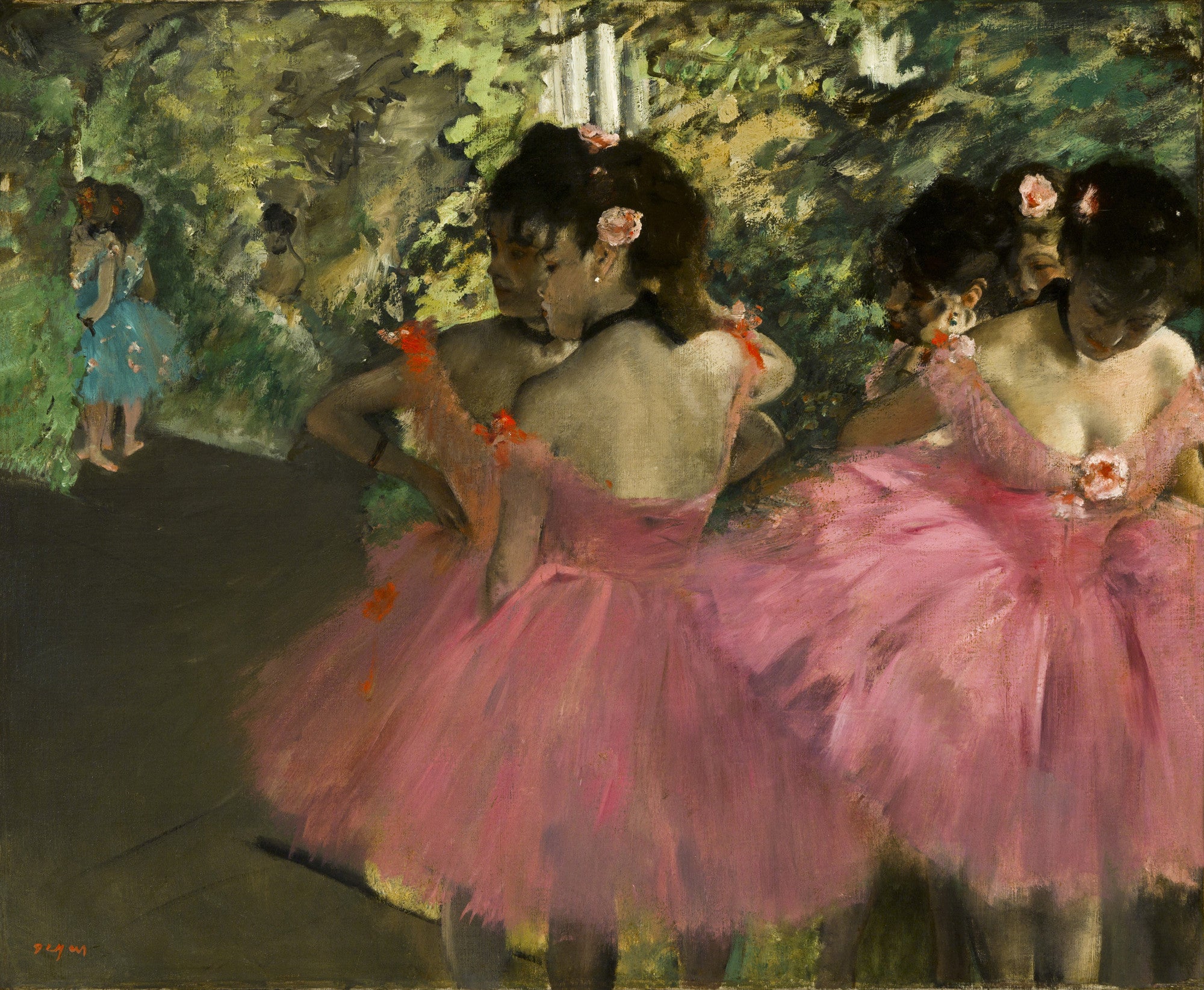 Reproduction du tableau « Danseuses en rose - Edgar Degas » par Alpha Reproduction en peinture à l’huile