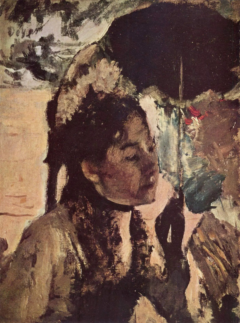 Alle Tuileries, La Donna con l'ombrello - Edgar Degas