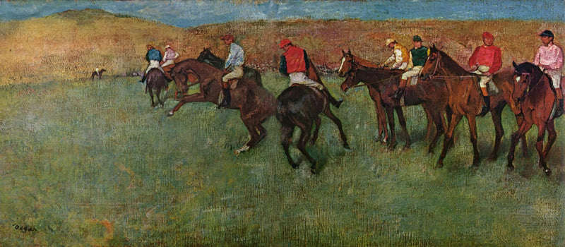 Alle corse: prima della partenza - Edgar Degas