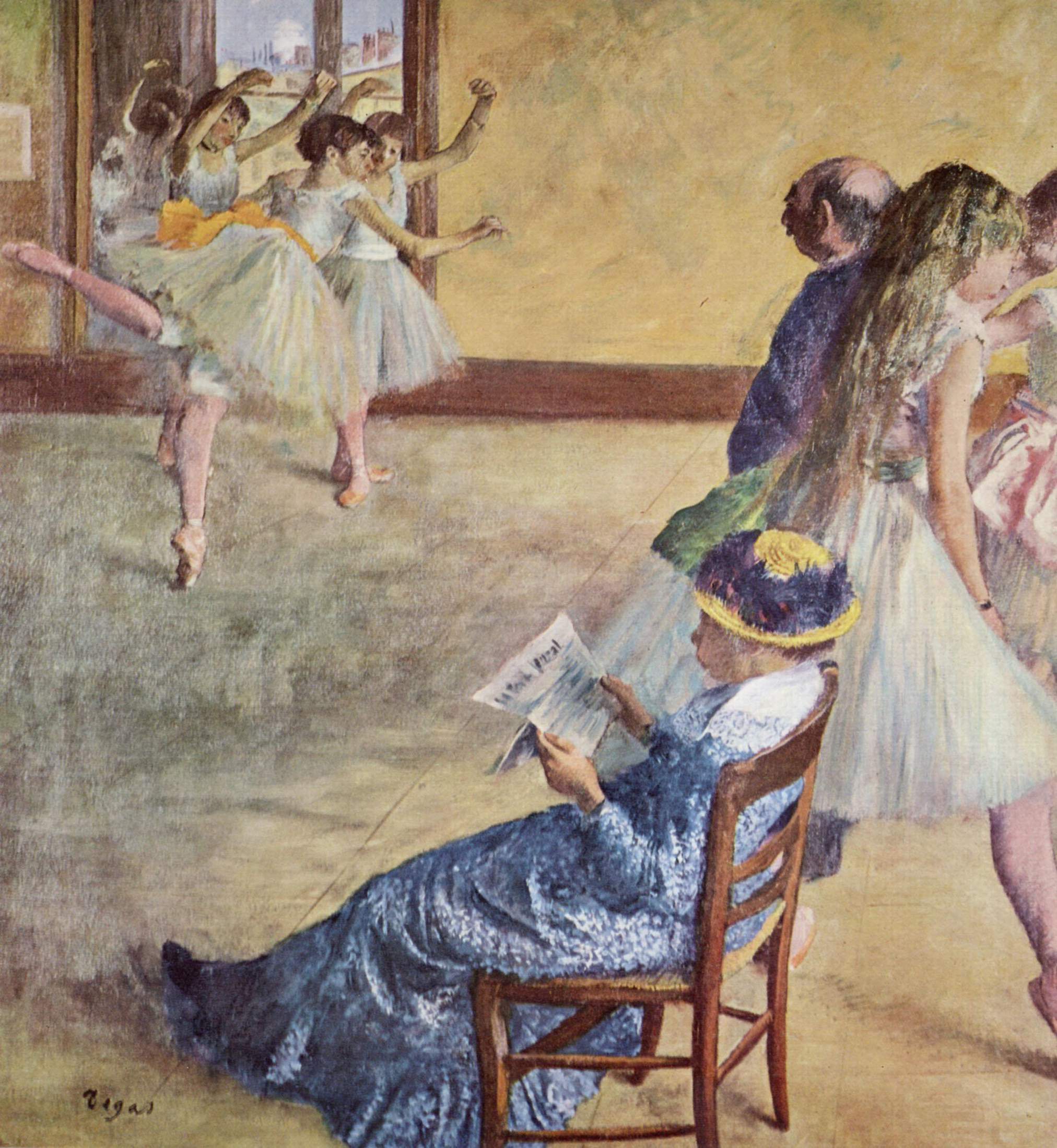 Reproduction du tableau « La classe de ballet - Edgar Degas » par Alpha Reproduction en peinture à l’huile
