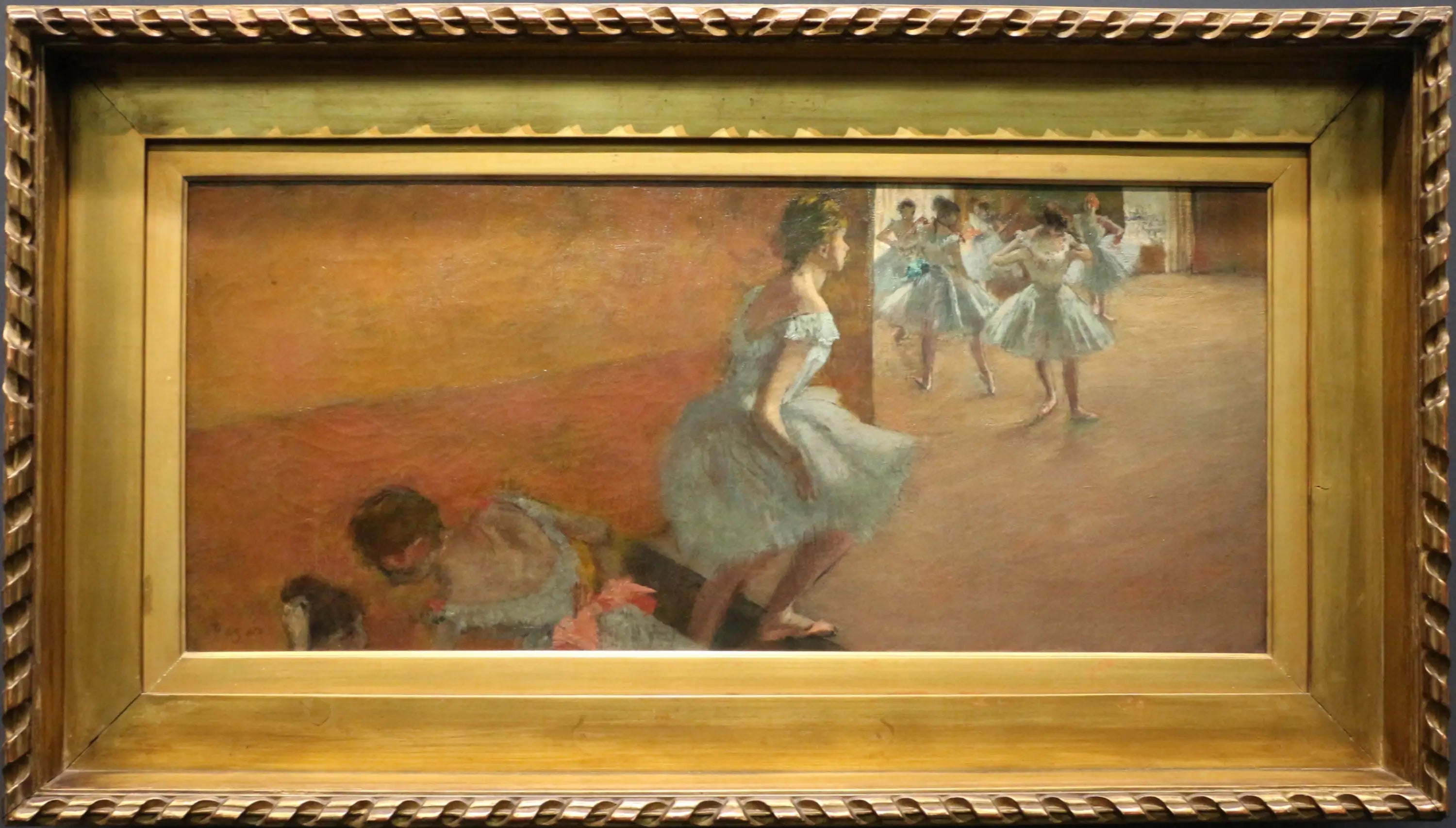 Reproduction du tableau « Danseuses montant un escalier - Edgar Degas » par Alpha Reproduction en peinture à l’huile