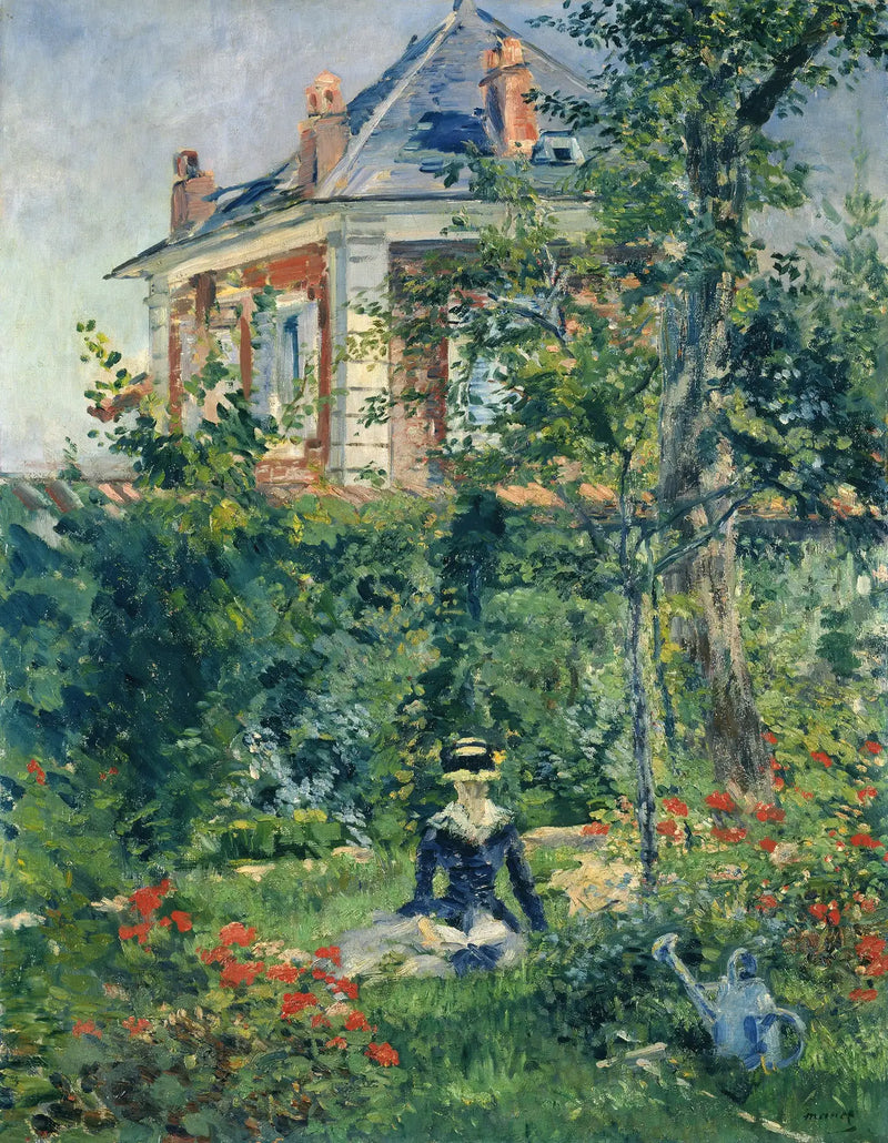 Un Angolo del giardino di Bellevue - Édouard Manet