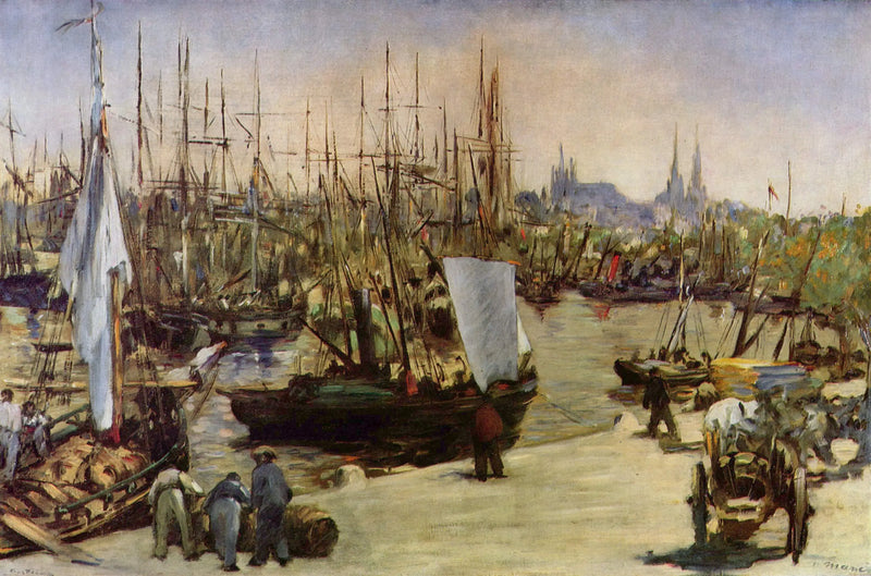 Il porto di Bordeaux - Édouard Manet